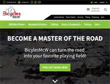 Tablet Screenshot of mcwcycles.com